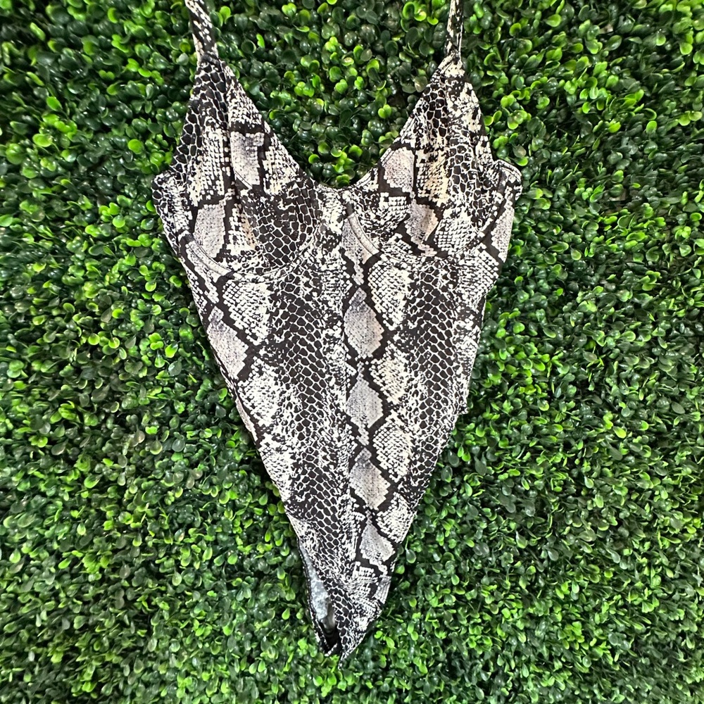 Snakeskin bodysuit